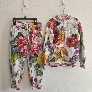 🌸 Dolce & Gabbana Kids Floral Tracksuit